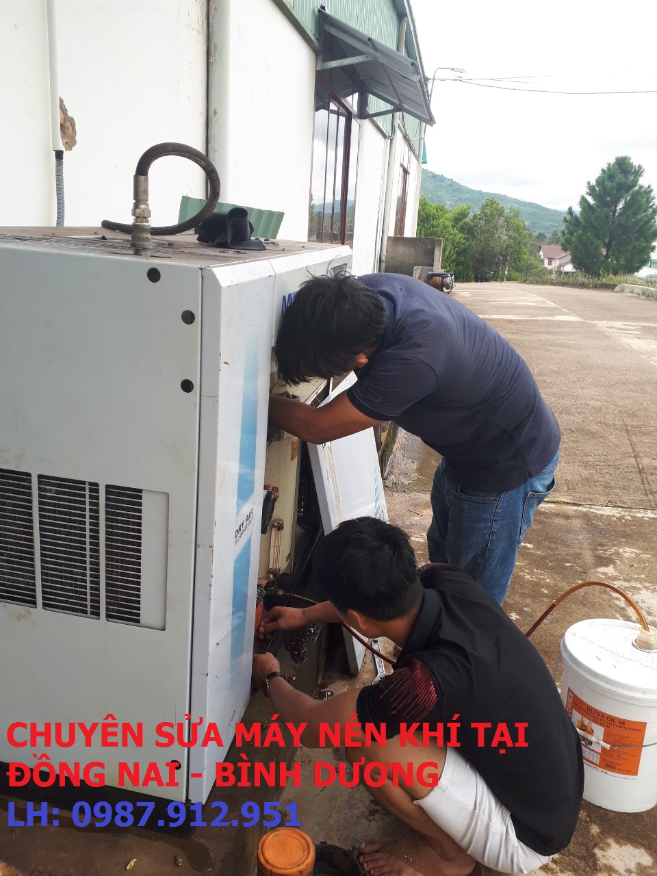 Địa Chỉ sửa máy nén khí ở bến cát