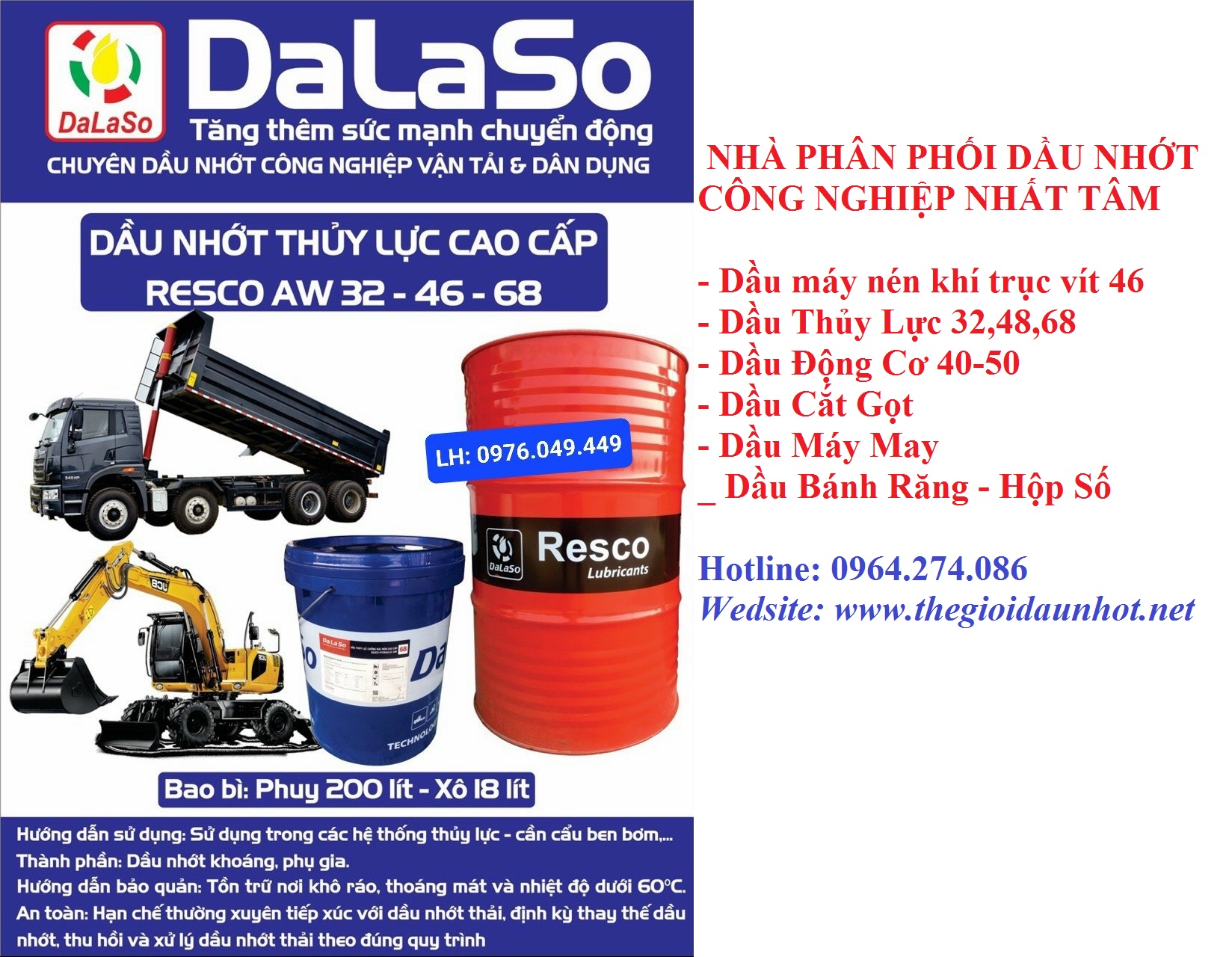 Nhớt thủy lực 68