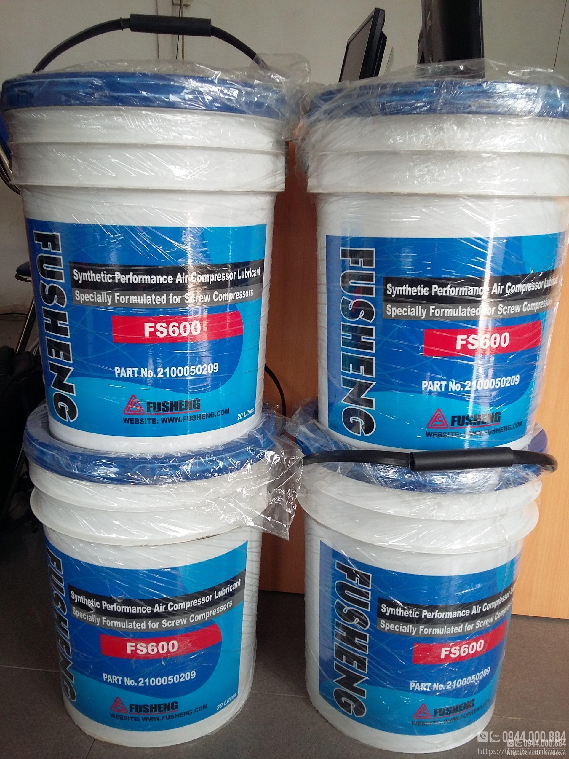 Địa chỉ bán nhớt máy nén khí Fusheng ở Dĩ An