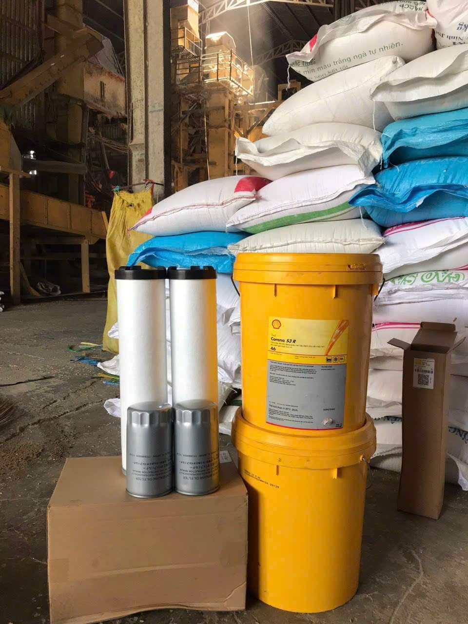 Công ty bán dầu máy nén khí ở Bình Định