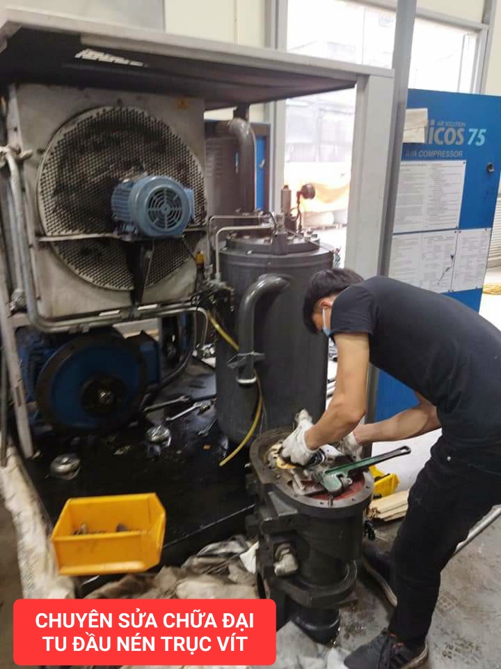 Sửa chữa bảo trì máy nén khí ở Bình Dương