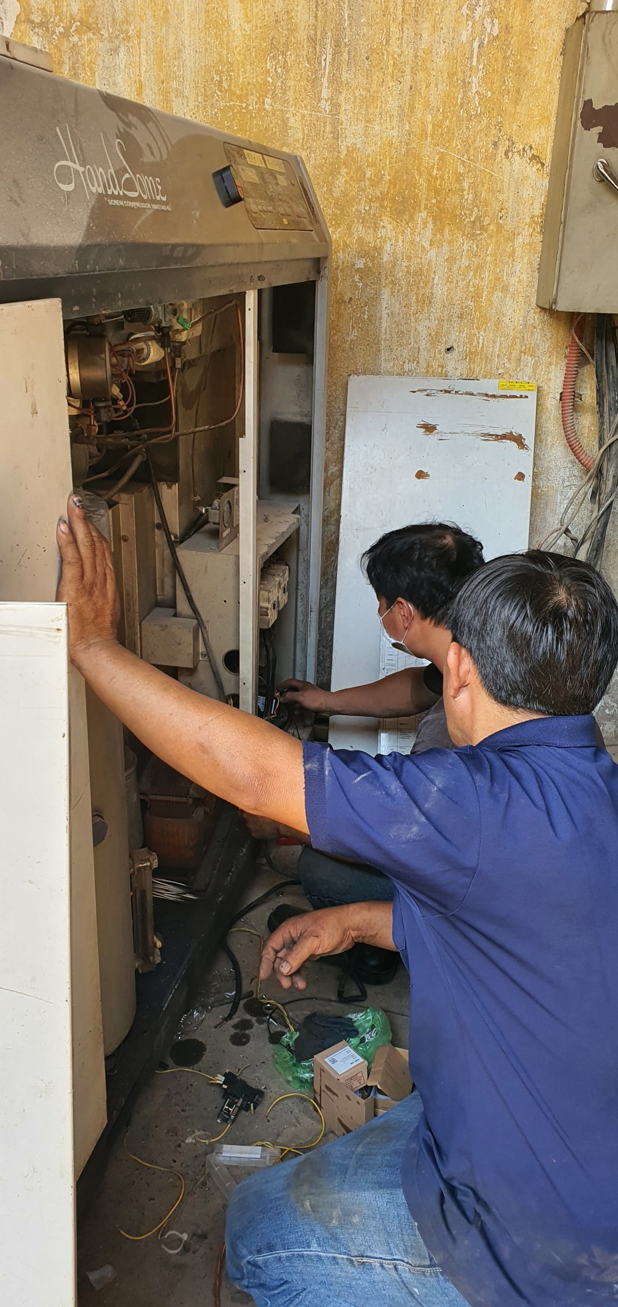 SỬA MÁY NÉN KHÍ Ở TRẢNG BOM